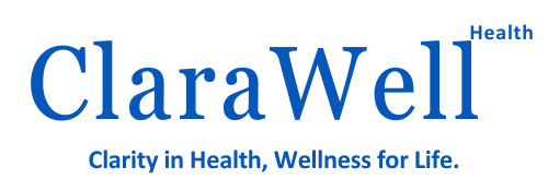 ClaraWell Logo – Personalized AI Health Assistant Branding